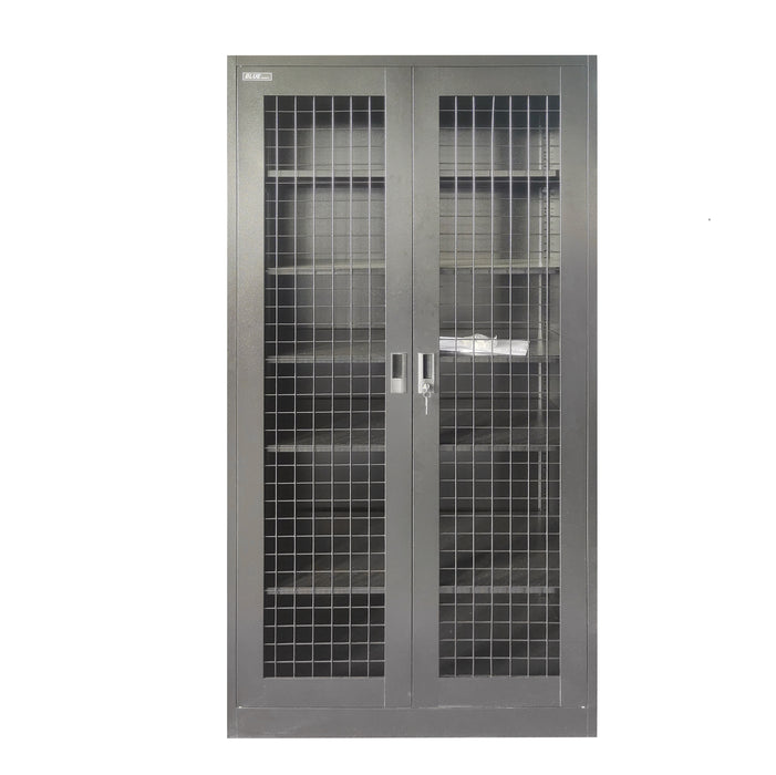 Cabinet - 2 Door Mesh - BLACK