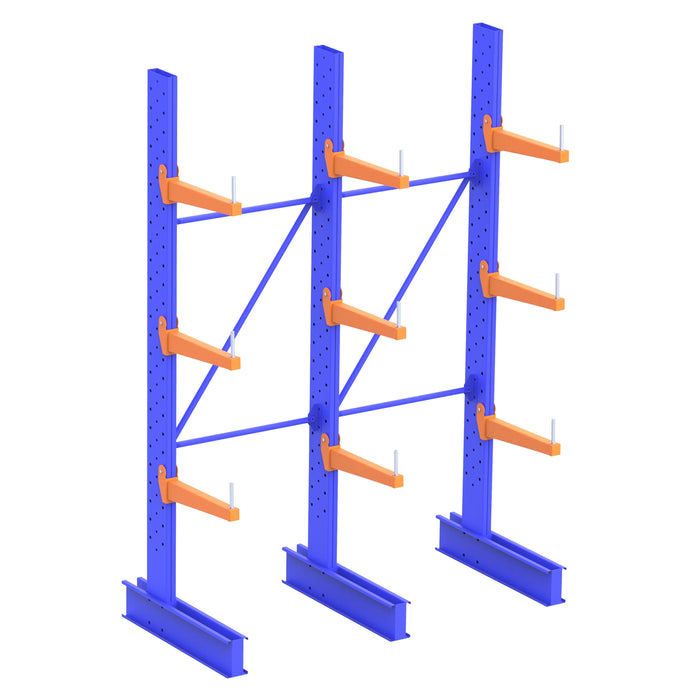 Cantilever Racking - Standard Duty - Single Sided - 3000mm Height