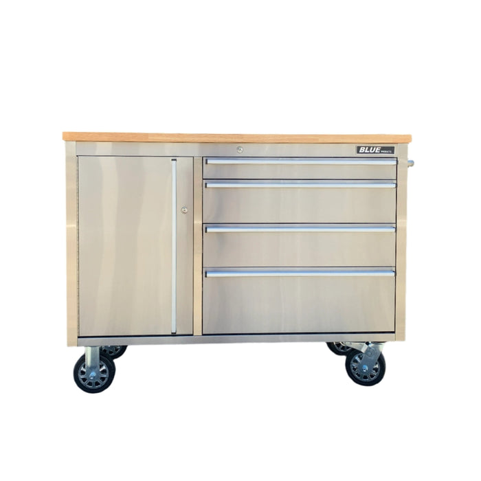 Tool Chest - 1.2m Workbench Base Unit - Stainless Steel