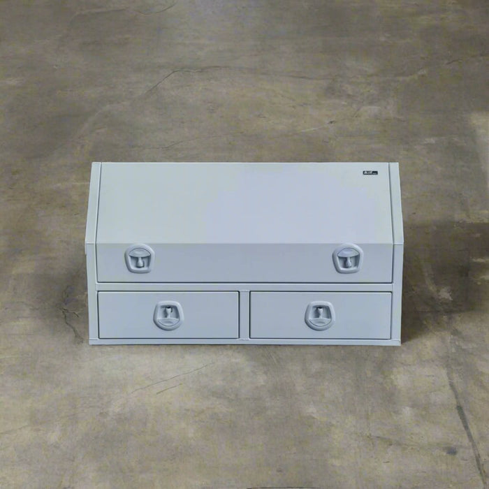 Ute Toolbox - 1450mmx600mmx850mm - HD 2 Drawer - WHITE