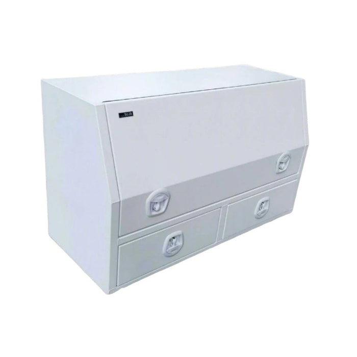 Ute Toolbox - 1450mmx600mmx850mm - HD 2 Drawer - WHITE