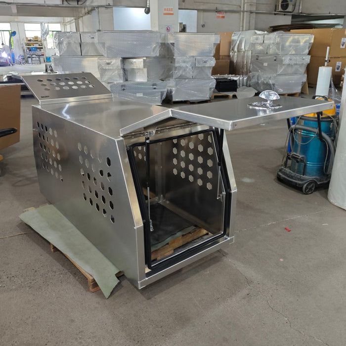 Ute Canopy - 800mmx1770mmx860mm - Aluminium Full Dog Box