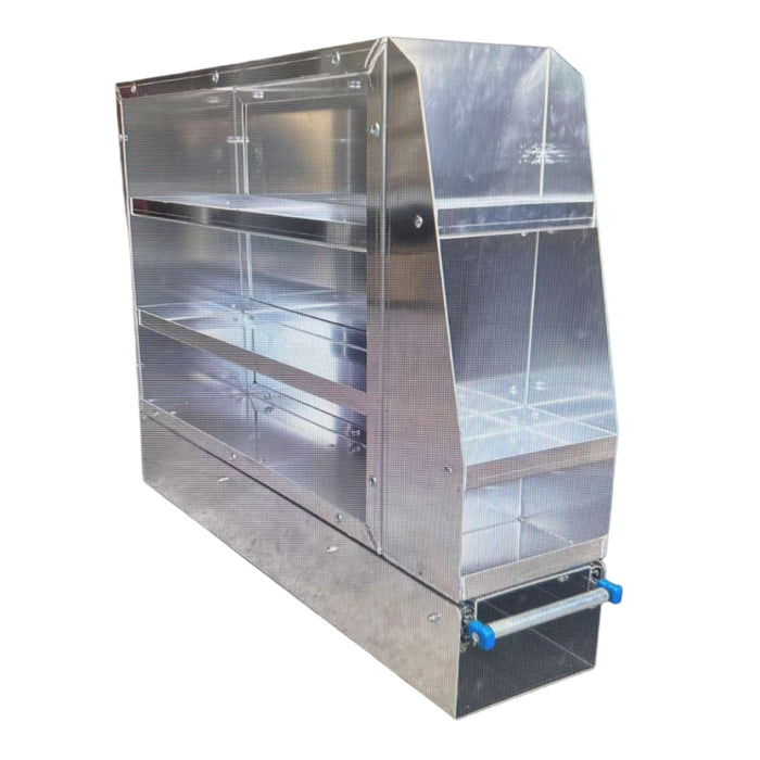 Ute Canopy - Slide Out Pantry - Aluminium