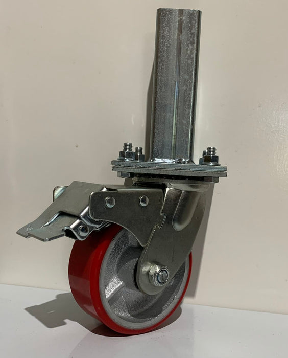 Workbench - Pallet Rack Castor Wheels and Foot Plate Assembly