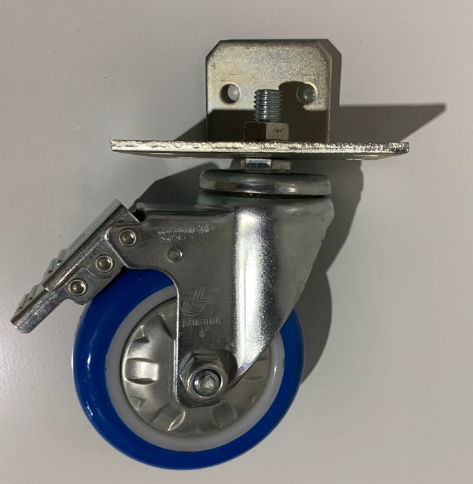 Workbench - 500 Series Castor Wheels and Foot Plate Assembly