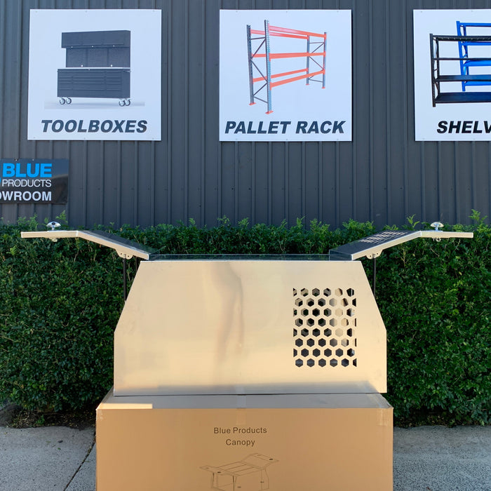 Ute Canopy - 800mmx1770mmx860mm - Aluminium Half Dog Box