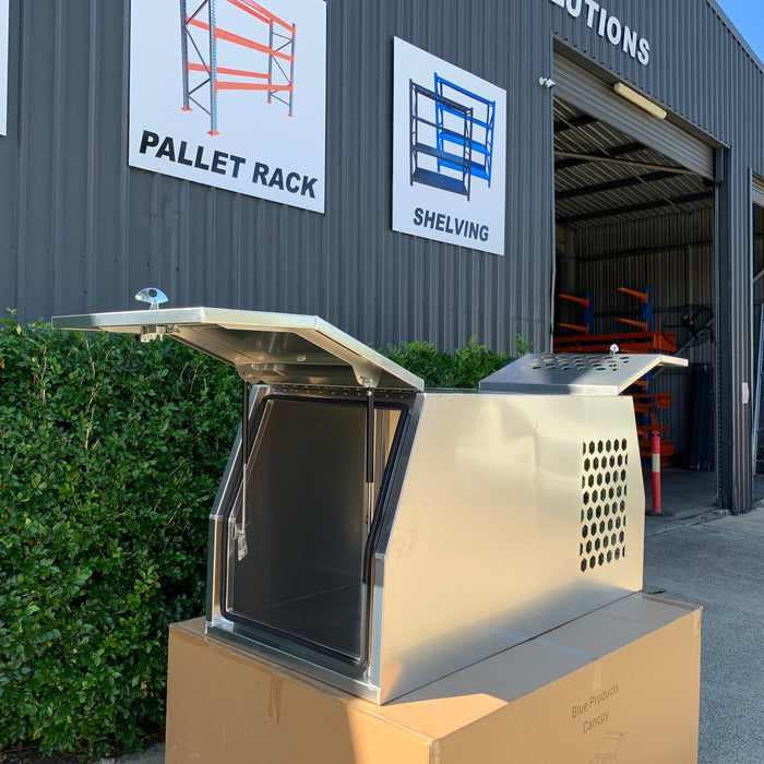 Ute Canopy - 800mmx1770mmx860mm - Aluminium Half Dog Box
