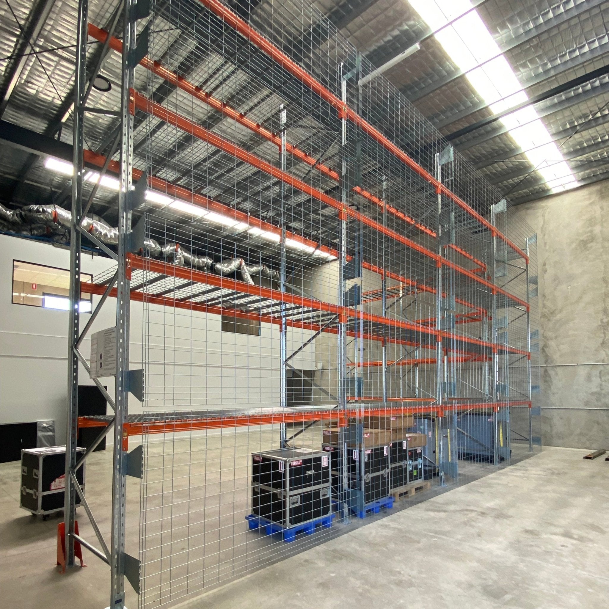 Monkey Racks Warehouse Pallet Rack - Monkey Mesh — Blue Products