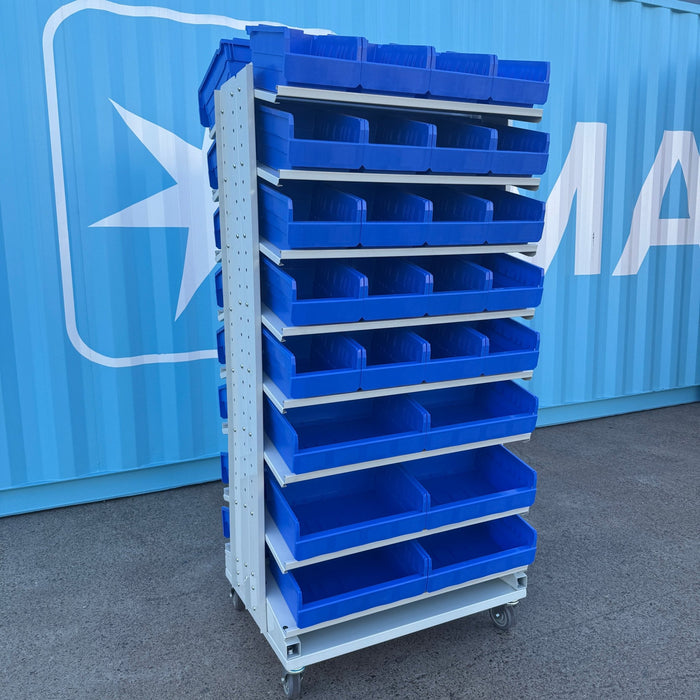 Plastics - Picking Rack HD - Suit shelf bins850W x 610D x 1692H - With Bins