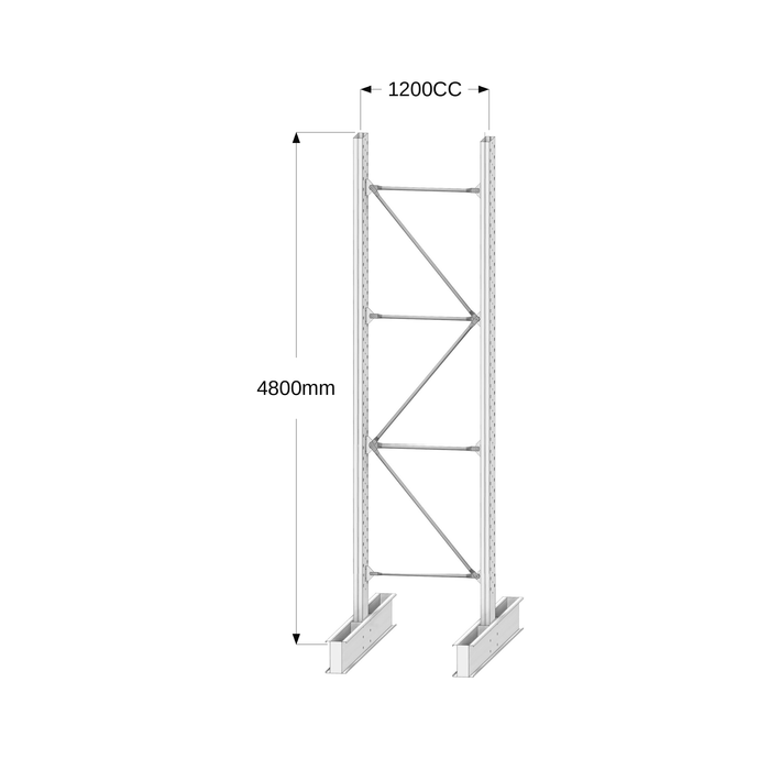 Cantilever Racking - Heavy Duty - Powder Coated
