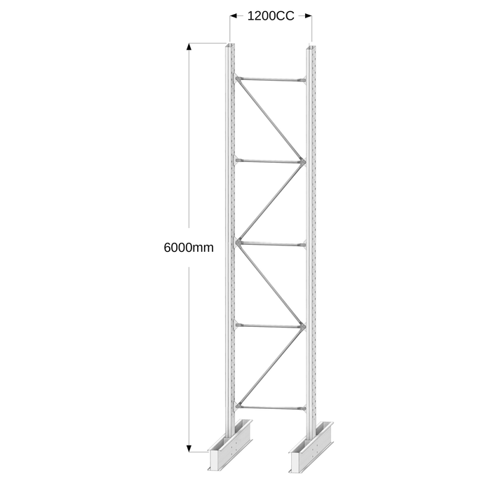 Cantilever Racking - Heavy Duty - Powder Coated